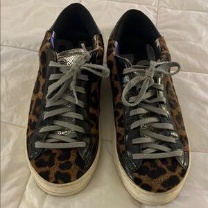 P448 Leopard Print Women's Sneakers